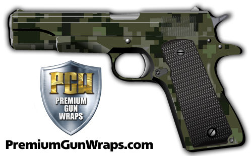 Buy Gun Wrap Camo Green 15 