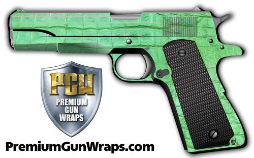 Buy Gun Wrap Alligator Green 