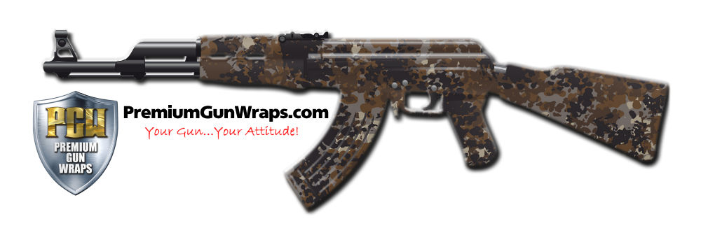 Buy Gun Wrap Camo Brown 1 Gun Wrap