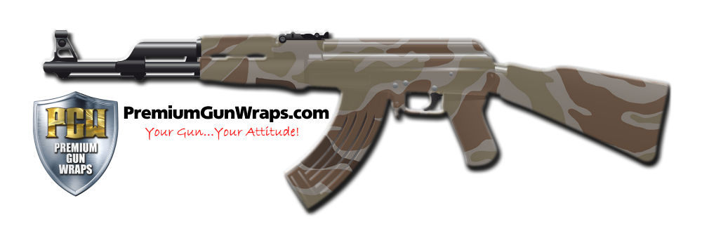 Buy Gun Wrap Camo Brown 3 Gun Wrap
