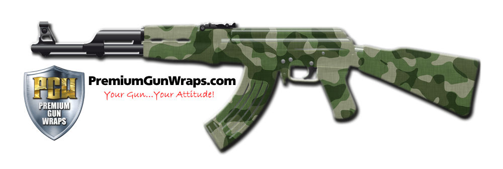 Buy Gun Wrap Camo Green 16 Gun Wrap