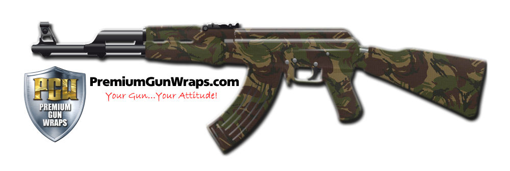 Buy Gun Wrap Camo Green 21 Gun Wrap