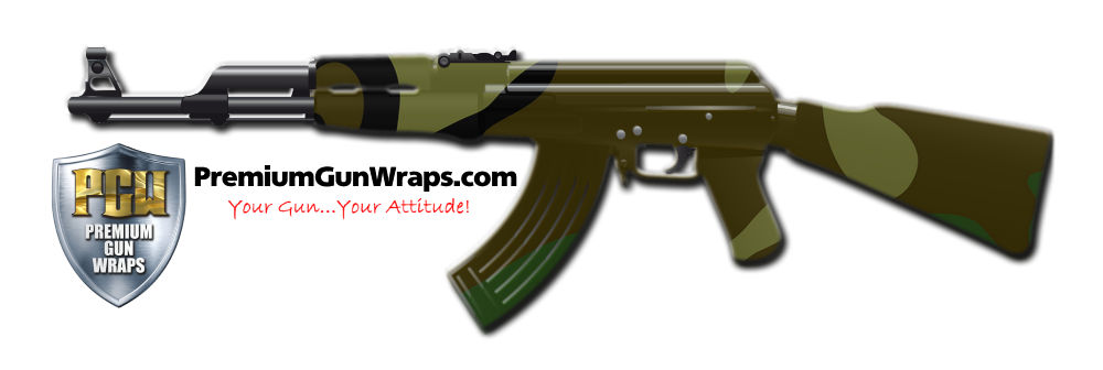 Buy Gun Wrap Camo Green 5 Gun Wrap