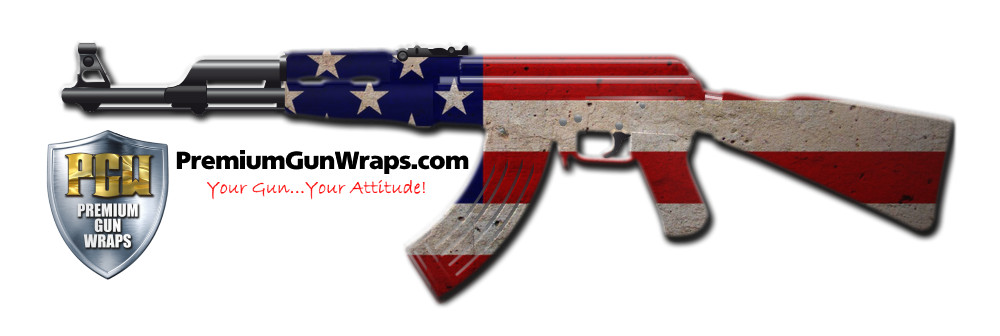 Buy Gun Wrap Flag American Grunge Gun Wrap