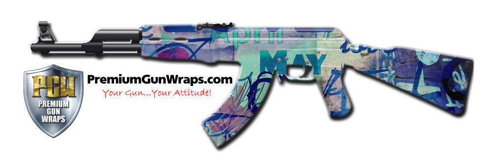 Buy Gun Wrap Graffiti Love Bright Gun Wrap