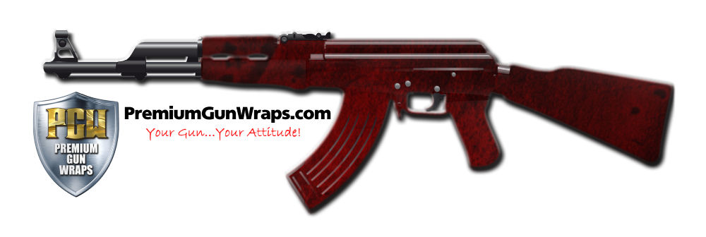 Buy Gun Wrap Grunge Red Gun Wrap