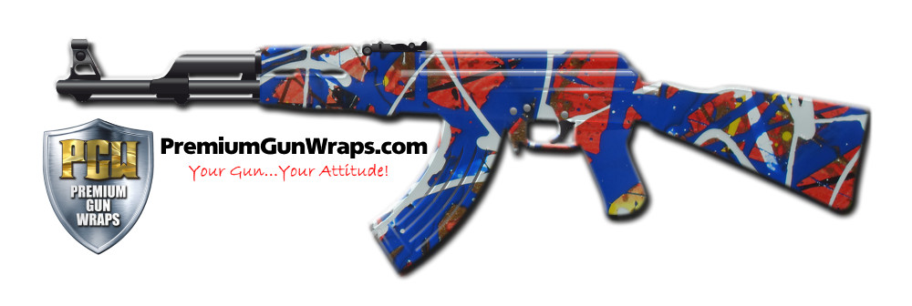 Buy Gun Wrap Paint1 Lines Gun Wrap