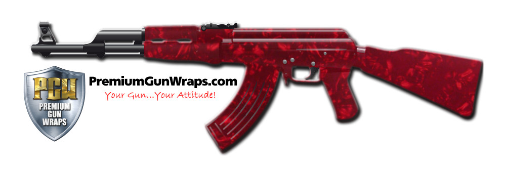 Buy Gun Wrap Pearloid Red Gun Wrap