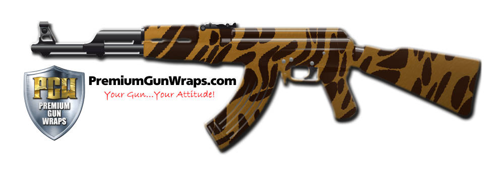 Buy Gun Wrap Skin Painted Panther Gun Wrap