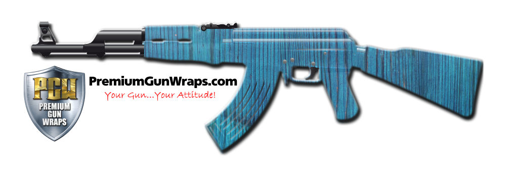 Buy Gun Wrap Wood Blue Gun Wrap