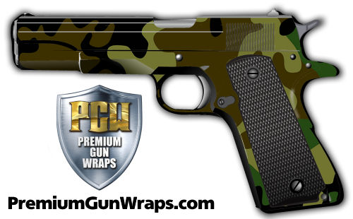 Buy Gun Wrap Camo Green 5 