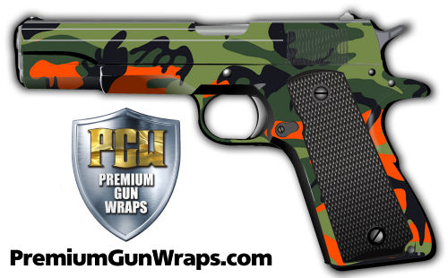 Buy Gun Wrap Camo Orange 1 