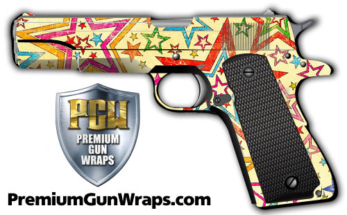 Buy Gun Wrap Designer Stars 