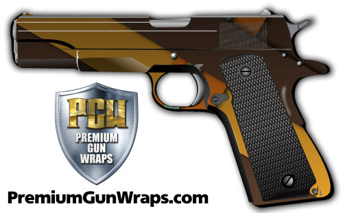 Buy Gun Wrap Geometric Brown 