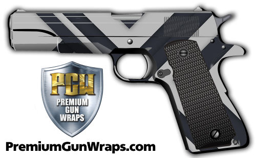 Buy Gun Wrap Geometric Grey 