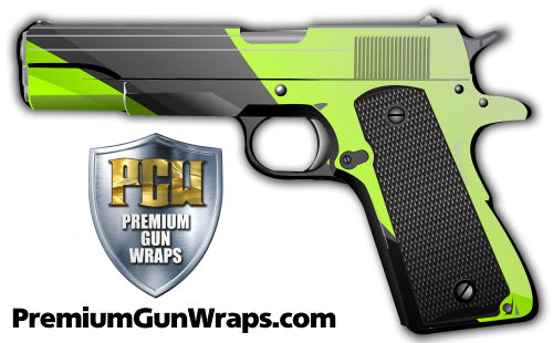 Buy Gun Wrap Geometric Lime 