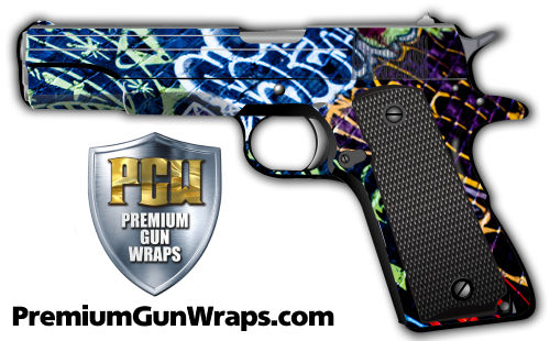 Buy Gun Wrap Graffiti Neon 