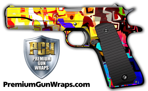 Buy Gun Wrap Trippy Squares 