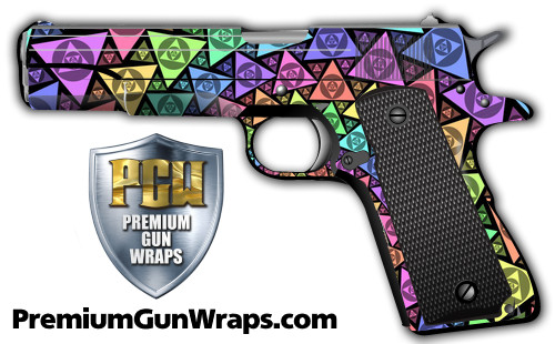 Buy Gun Wrap Trippy Triangle 