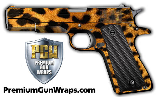 Buy Gun Wrap Skin Fur Leopard 