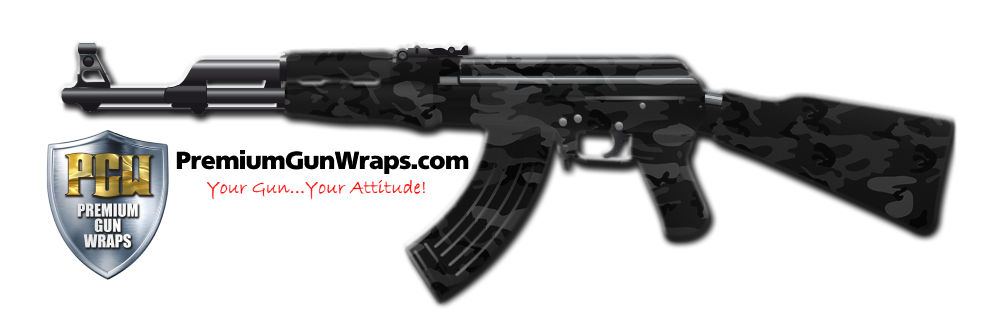 Buy Gun Wrap Camo Black 2 Gun Wrap