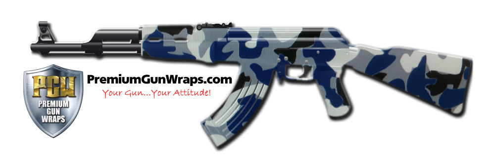Buy Gun Wrap Camo Blue 2 Gun Wrap