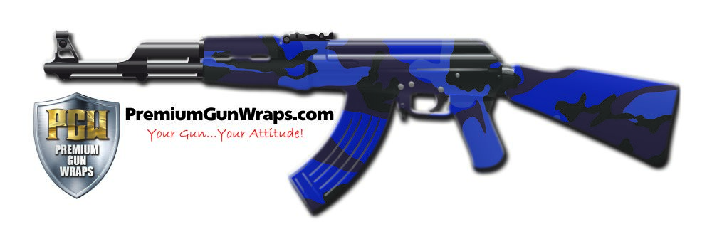 Buy Gun Wrap Camo Blue 3 Gun Wrap