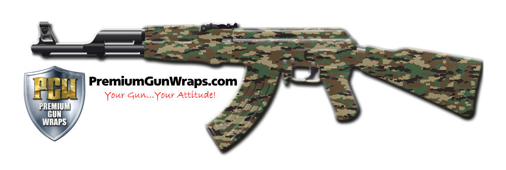 Buy Gun Wrap Camo Brown 6 Gun Wrap