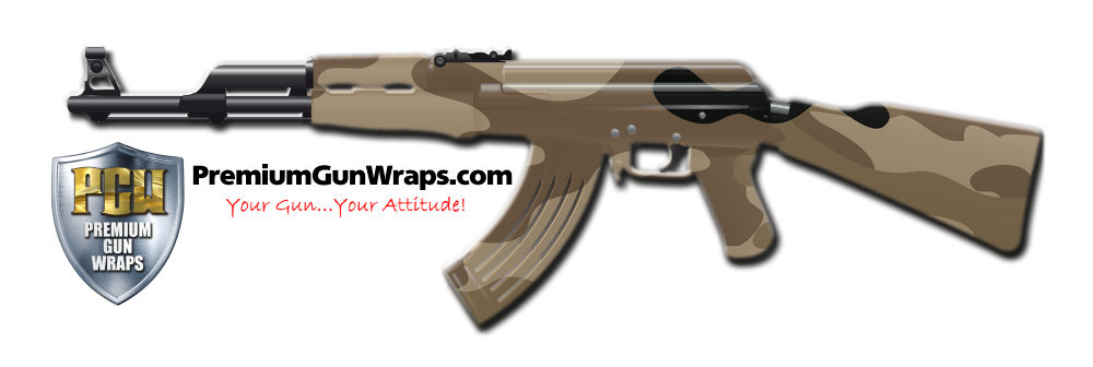 Buy Gun Wrap Camo Brown 7 Gun Wrap