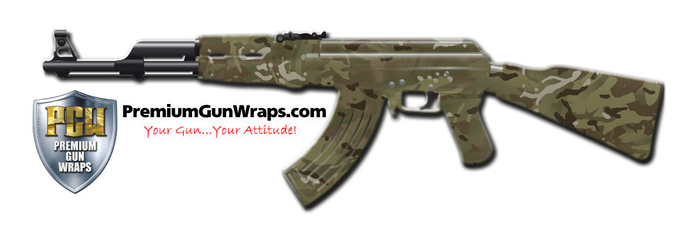 Buy Gun Wrap Camo Brown 9 Gun Wrap