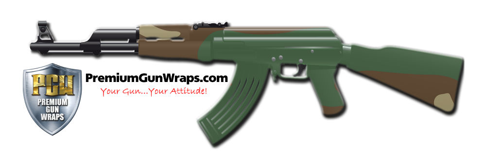 Buy Gun Wrap Camo Green 1 Gun Wrap
