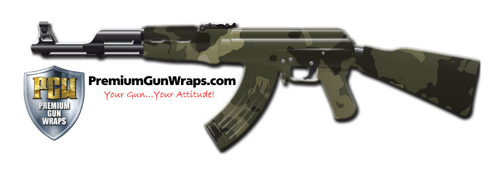 Buy Gun Wrap Camo Green 2 Gun Wrap