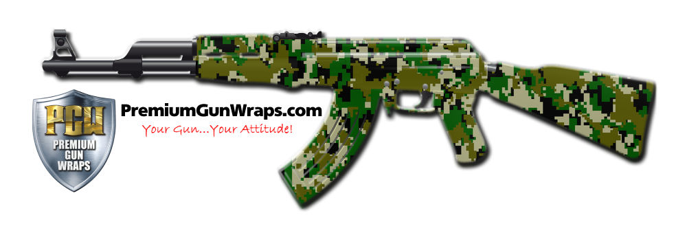 Buy Gun Wrap Camo Green 24 Gun Wrap