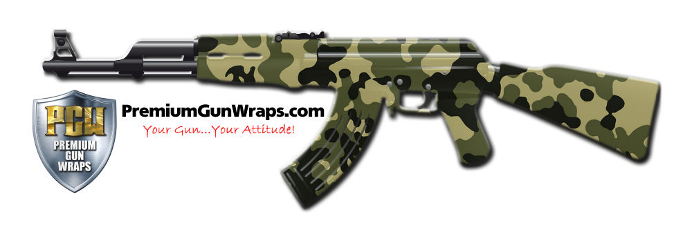 Buy Gun Wrap Camo Green 6 Gun Wrap