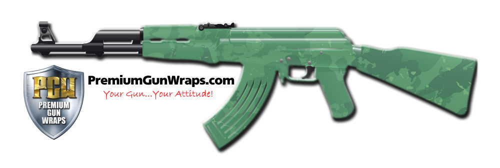 Buy Gun Wrap Camo Green 9 Gun Wrap