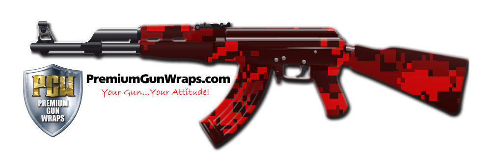 Buy Gun Wrap Camo Red 1 Gun Wrap