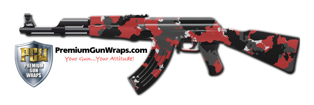 Buy Gun Wrap Camo Red 2 Gun Wrap