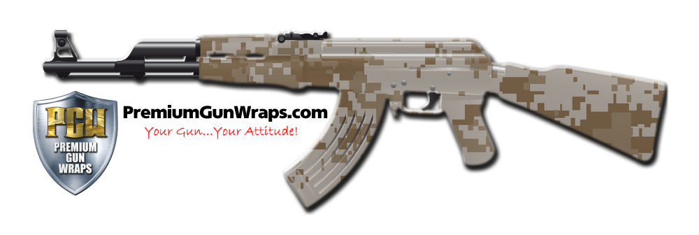 Buy Gun Wrap Camo Tan 2 Gun Wrap