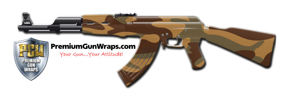 Buy Gun Wrap Camo Tan 3 Gun Wrap