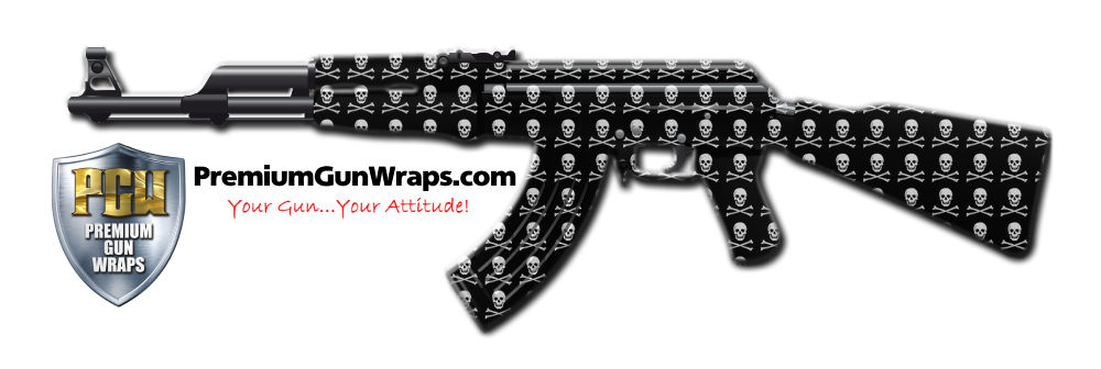 Buy Gun Wrap Designer Crossbones Gun Wrap
