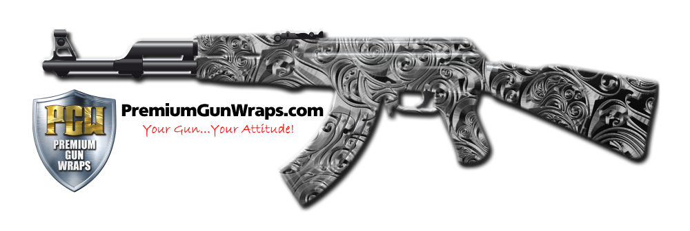 Buy Gun Wrap Designer Silver Gun Wrap