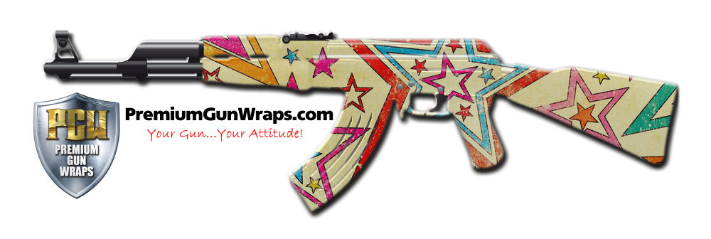 Buy Gun Wrap Designer Stars Gun Wrap
