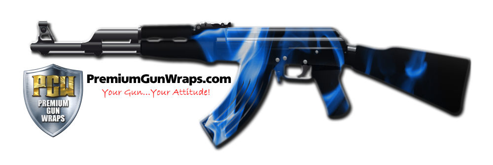 Buy Gun Wrap Fire Blue Gun Wrap
