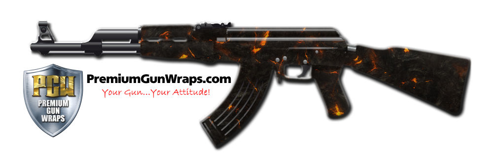 Buy Gun Wrap Fire Lava Gun Wrap