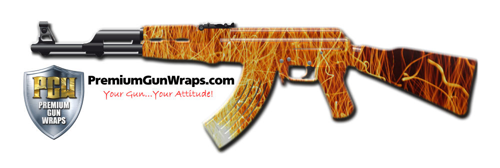 Buy Gun Wrap Fire Sparks Gun Wrap