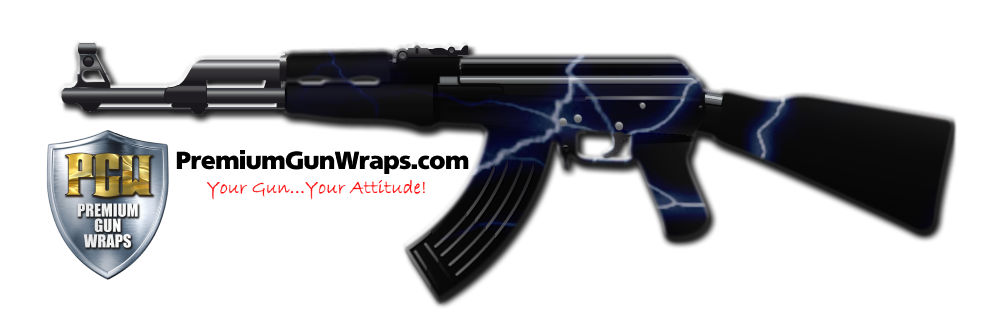 Buy Gun Wrap Lightning Blue Gun Wrap