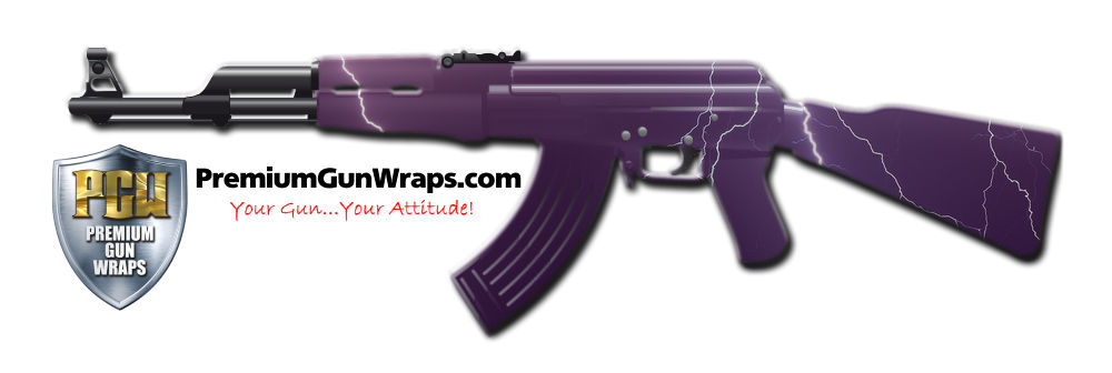 Buy Gun Wrap Lightning Purple Gun Wrap