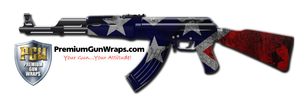 Buy Gun Wrap Flag Confederate Grunge Gun Wrap