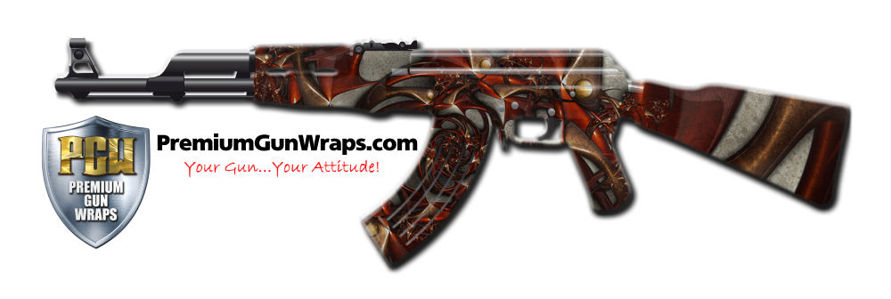 Buy Gun Wrap Fractal Burning Gun Wrap
