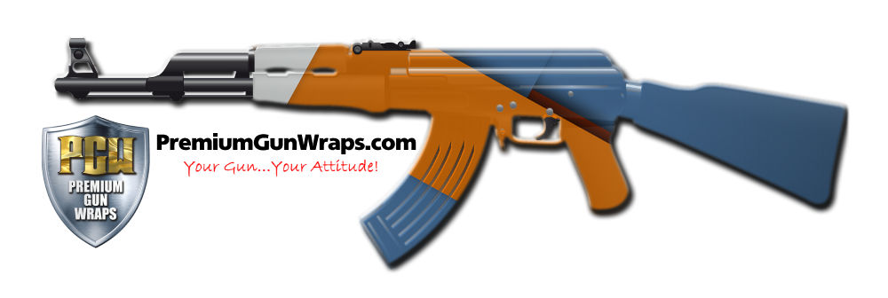 Buy Gun Wrap Geometric Blue Gun Wrap
